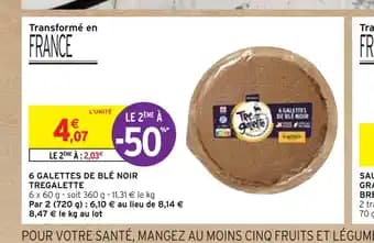Promotion Exclusives de TREGALETTE : Découvrez l'Offre incontournable