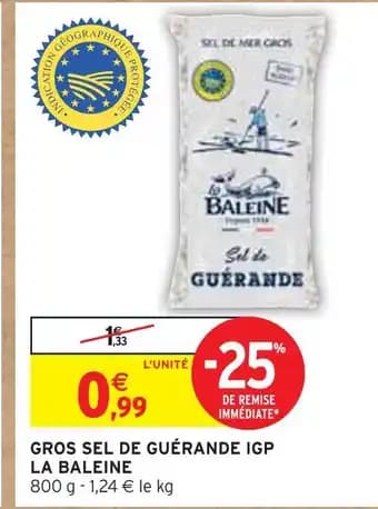 LA BALEINE GROS SEL DE GUÉRANDE IGP