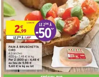 CIRO PAIN À BRUSCHETTA