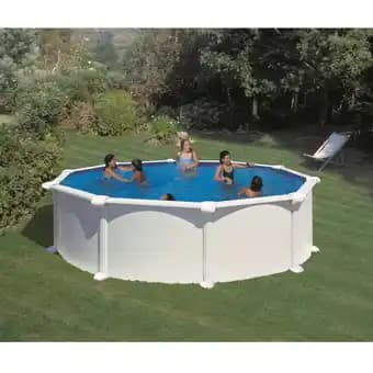 Piscine ronde acier Ø4,80m x H: 1,32m