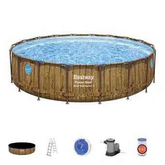 Bestway - Piscine hors sol ronde Power Steel Swim Vista
