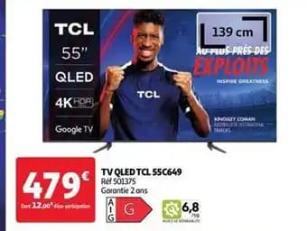 Tcl - tv qled 55c649