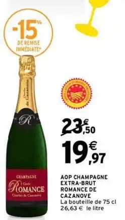 Charles de cazanove - aop champagne extra-brut romance de cazanove