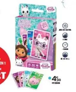 Shuffle - jeu de famille 4 en 1 gabby et la maison magique