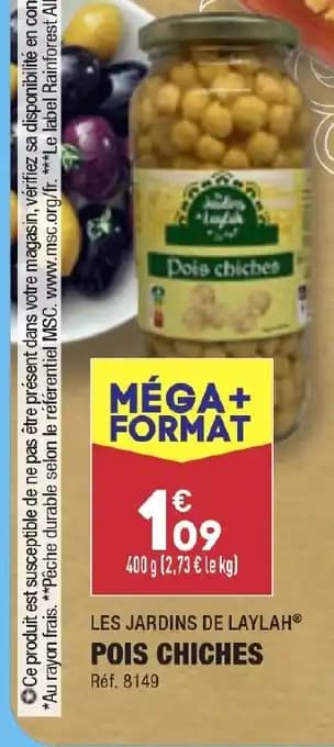 LES JARDINS DE LAYLAHⓇ POIS CHICHES