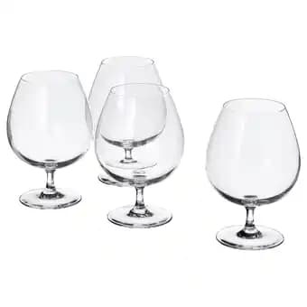Storsint Verre à cognac, verre transparent, 75 cl