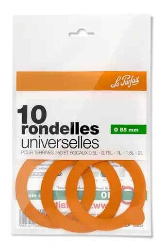 Le parfait - Rondelles universelles x10 Ø.8,5 cm