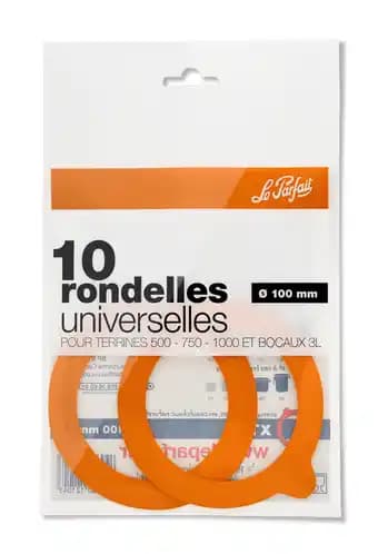Le parfait - Rondelles universelles x10 Ø.10 cm
