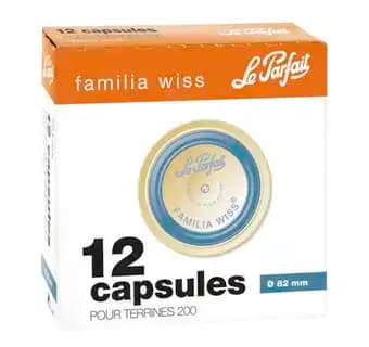 Le parfait - Capsules bleues x12 Ø.8,2 cm