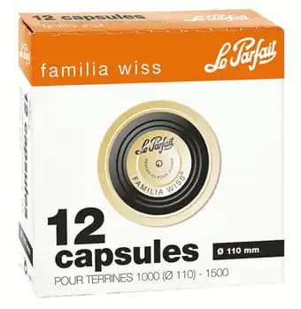 Le parfait - Capsules noires x12 Ø.11 cm