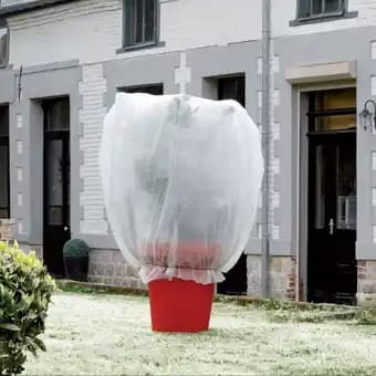 3 Voiles Hivernage Plante/arb pot Hiversac D.1,25xH.1,80m 30 g/m²