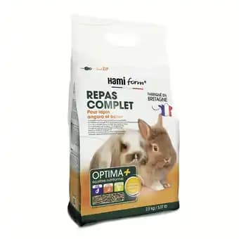 Premium optima lapin nain poils longs 2,5kg