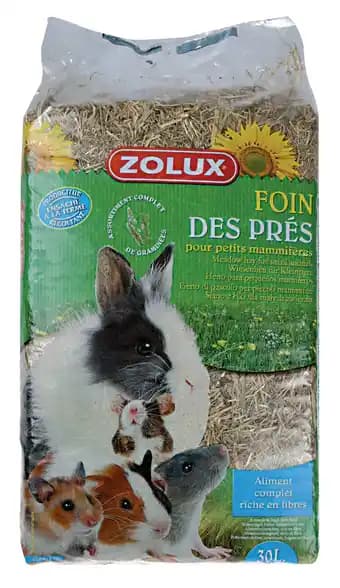 Foin des prés pour rongeur 1 kg
