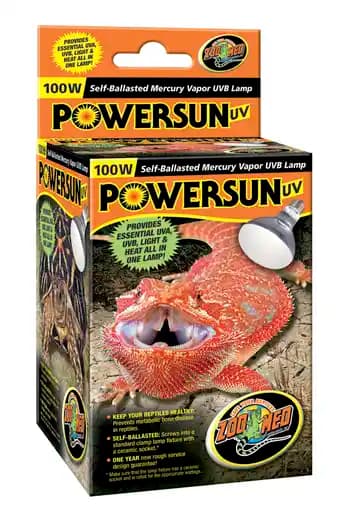 Lamp Powersun UV 100W PUV11 - L.12,1 x l.16,5 x H.12,1 cm