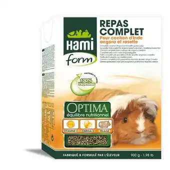 Repas cochon d'inde spécial poils long/rosette 900 gr