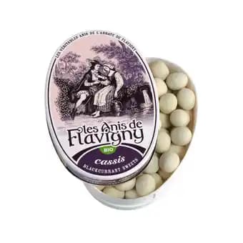 Bonbons Anis De Flavigny : Boite Ovale 50G Cassis Bio