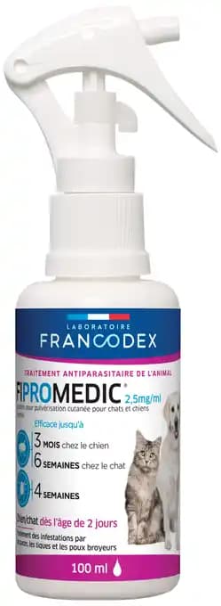 Fipromedic - Solution pour pulvérisation cutanée chien-chat 100ml