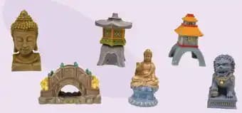 Display 6 Figurines Aqua Asie 15Cm