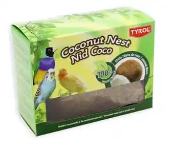 Nid Fibres Coco Oiseaux 50 GR Tyrol - L.15 x l.7 x H.11,5 cm
