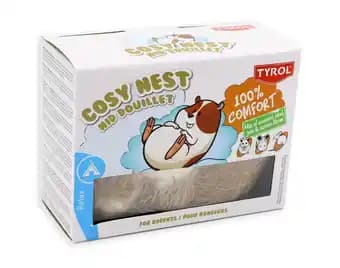 Nid naturel pour rongeurs 50 gr Tyrol - L.11 x l.15 x H.11 cm