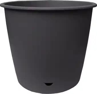 Ecloz - Pot à réserve d'eau L'Autonome Rond Anthracite ⌀50cm