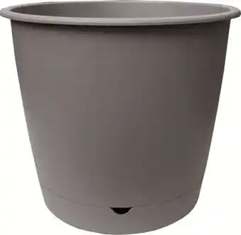 Ecloz - Pot à réserve d'eau L'Autonome Rond Taupe ⌀50cm