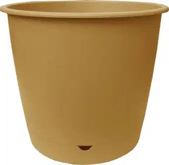 Ecloz - Pot à réserve d'eau L'Autonome Rond Havane ⌀50cm