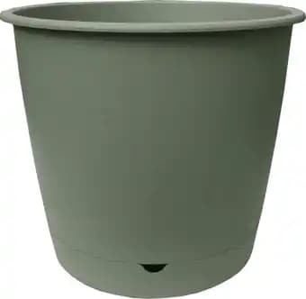 Ecloz - Pot à réserve d'eau L'Autonome Rond Kaki ⌀20cm