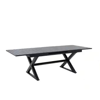 Table extensible en aluminium - L.180/240 x l.100 x H.75 cm
