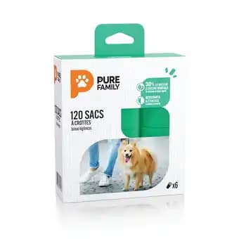 Sacs à crottes x 120 - Pure Family