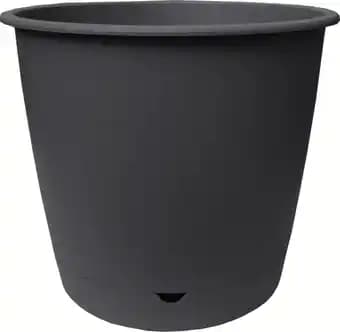 Ecloz - Pot à réserve d'eau L'Autonome Rond Anthracite ⌀35cm