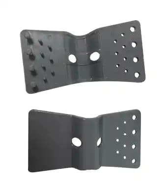 Lot de 20 Clips Universel pour brise vue Gris - Ecloz