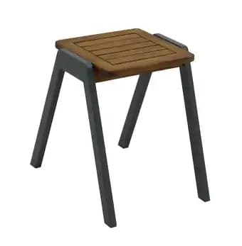 Table d'appoint Emilia Bois et Aluminium ECLOZ