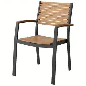 Fauteuil de jardin en bois Noisette ECLOZ