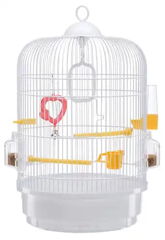 Cage équipée Regina blanc H.49 cm
