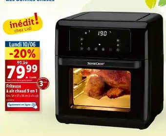 Friteuse à air chaud 9 en 1