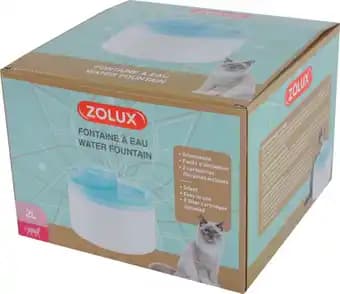 Zolux - Fontaine à eau électrique pour chat et chien - 2 litres
