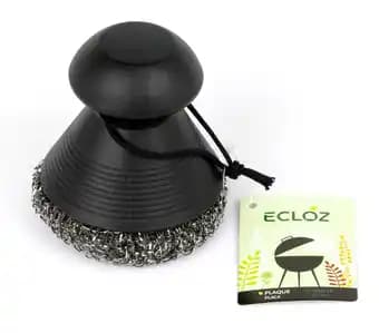 Brosse Ecloz en inox avec manche plastique pour plancha
