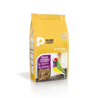 Pure Family - Mélange complet pour oiseaux exotiques 1 kg
