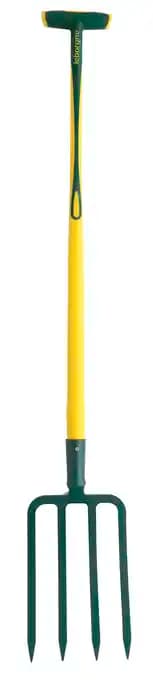 Fourche à bêcher 4 dents manche béquille Novagrip L.90 cm