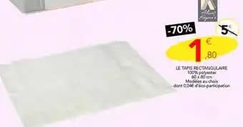 Alice keynes - le tapis rectangulaire