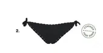 BAS DE MAILLOT DE BAIN NOIR