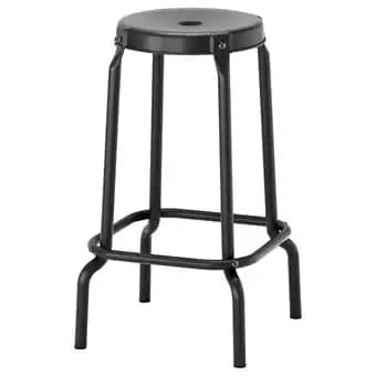 RÅskog Tabouret de bar, noir, 63 cm