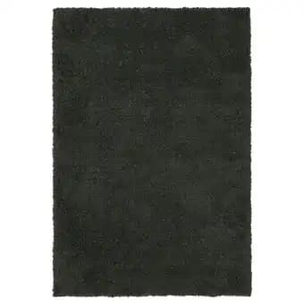 VindebÄk Tapis, poils hauts, vert foncé, 133x195 cm