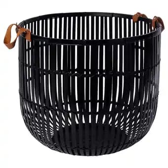 Hurring Panier, bambou noir, 40 cm