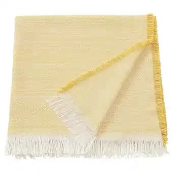 VÄxelbruk Plaid, jaune clair, 130x170 cm