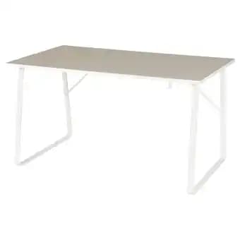 Huvudspelare Bureau gamer, beige, 140x80 cm