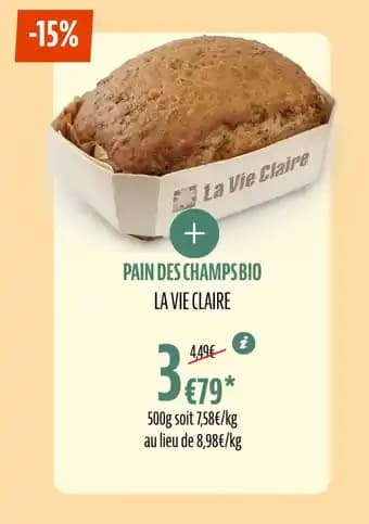 PAIN DES CHAMPS BIO