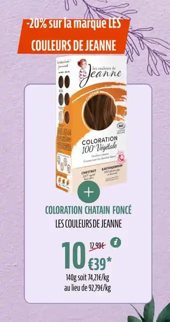 COLORATION CHATAIN FONCÉ