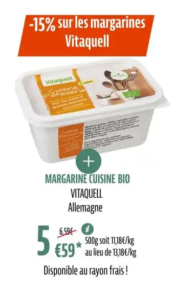 MARGARINE CUISINE BIO